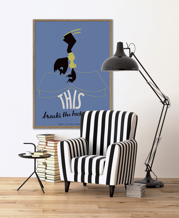 This breaks the back of a book!