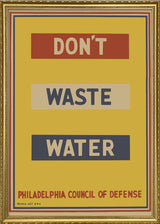 Don't Waste Water