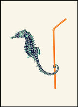 Seahorse and Straw.