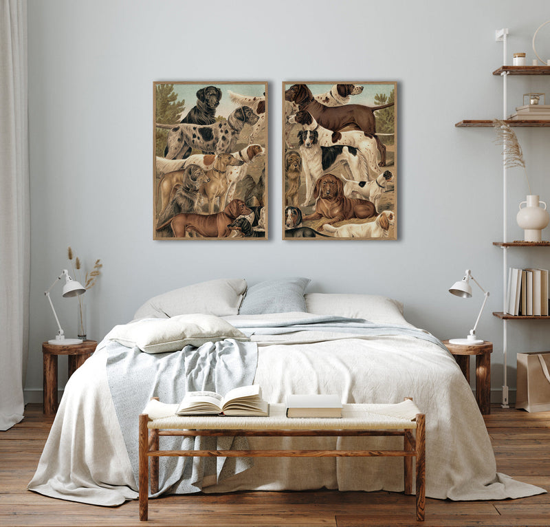 Dogs Hunting Left Side