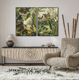 Larvae and butterflies Right Side