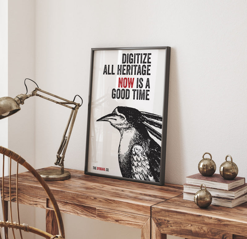 Digitize all heritage. Now is a good time