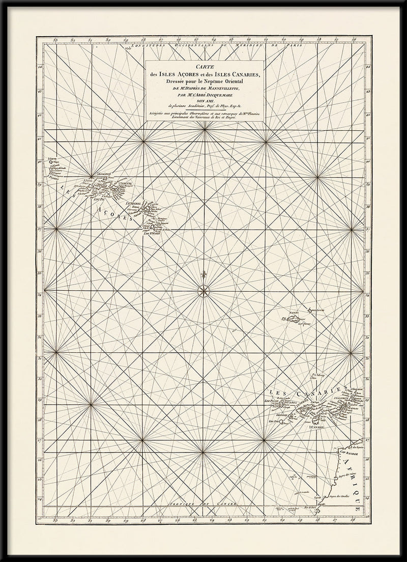 Carte des Isles Acores