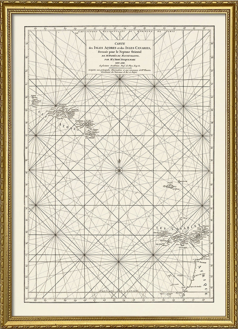 Carte des Isles Acores