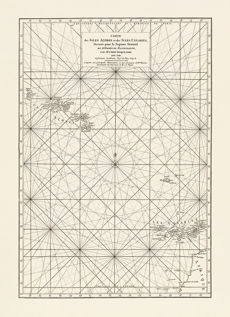 Carte des Isles Acores