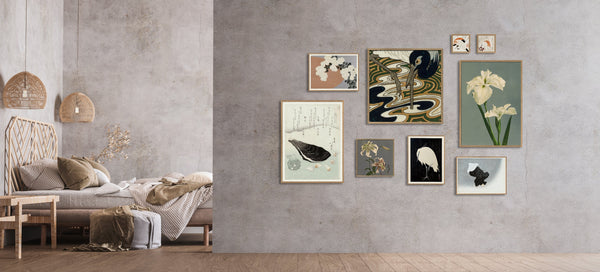 Japanese Crane. Mini Print