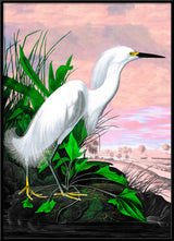 Snowy Heron Remixed