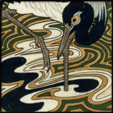 Tile with Heron III.