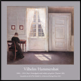 Vilhelm Hammershøi - Stue i Strandgade med solskin på gulvet