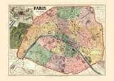 Map of Paris - Outlet