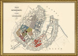 Map of Copenhagen 1853