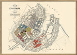 Map of Copenhagen 1853