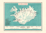 Map of Iceland