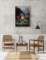 Green, Blue, Red and Yellow Flowers