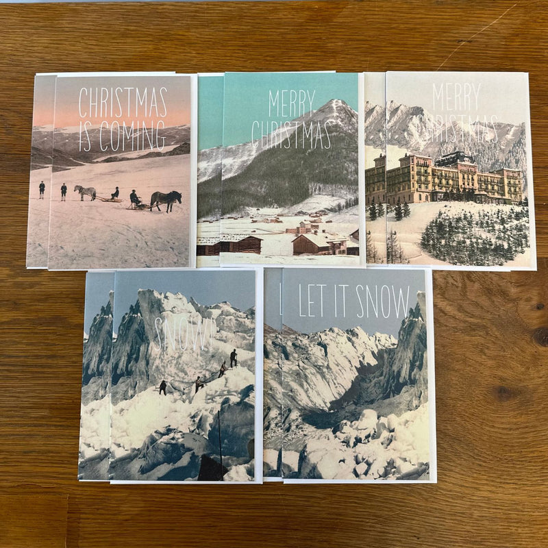 Sæt med 10 Julekort
