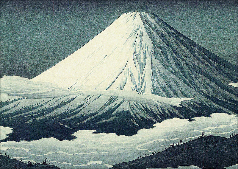 UKIYO-E Mount Fuji. Mini Print