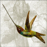 Flying Hummingbird. Mini Print