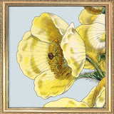 Yellow detail flower. Mini Print