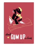 Don't gum up a book