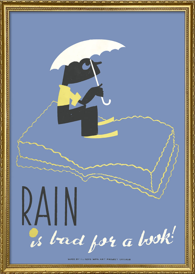 Rain is bad for a book!