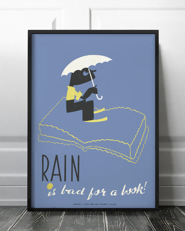 Rain is bad for a book!