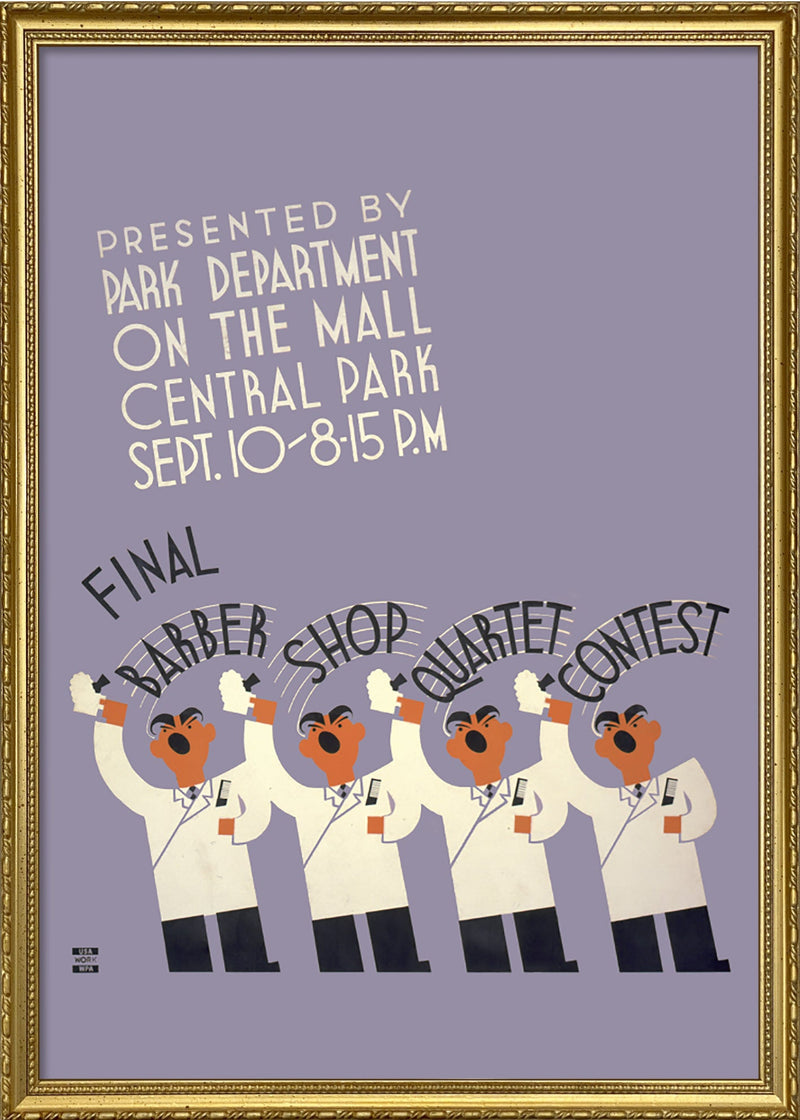 Final Barber Shop Quartet Contest