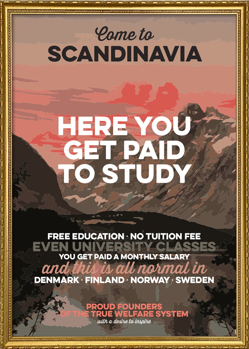 Here you get paid to study