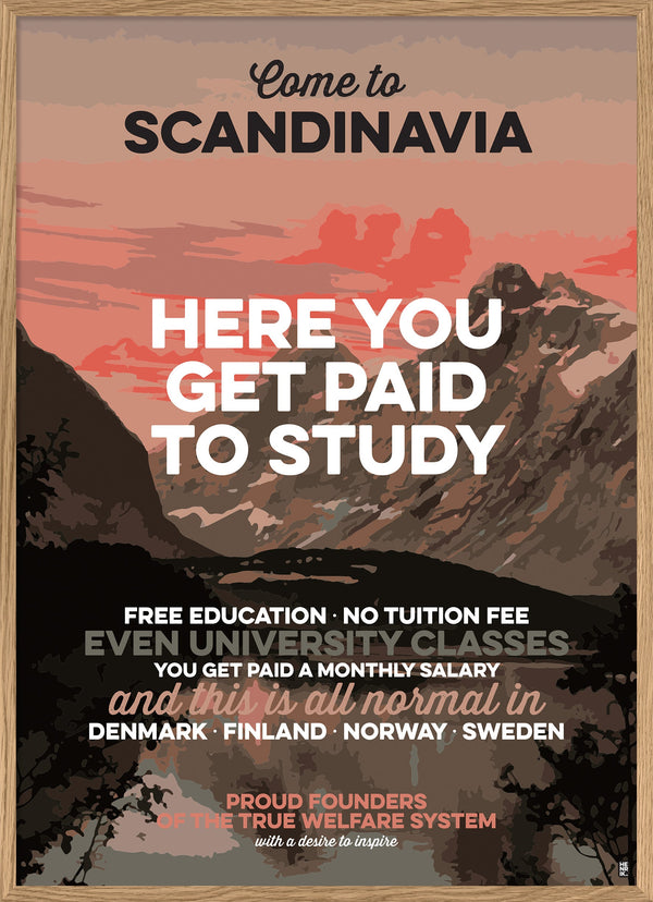 Here you get paid to study