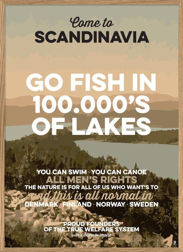 Go fish in 100.000's of lakes