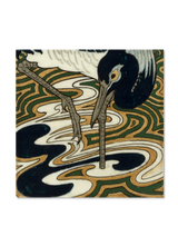 Tile with Heron III.