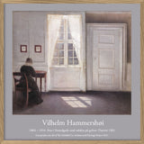 Vilhelm Hammershøi - Stue i Strandgade med solskin på gulvet
