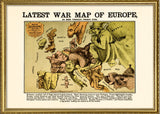 War map of Europe