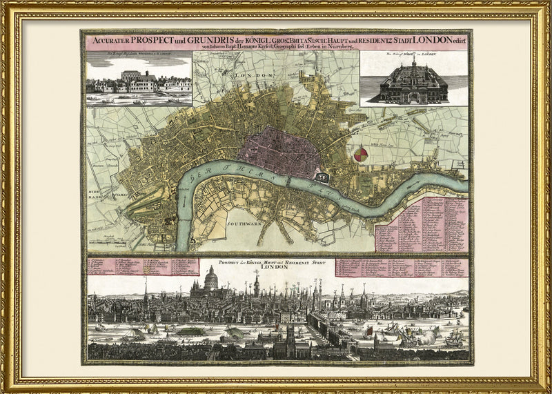 Map of London prospect